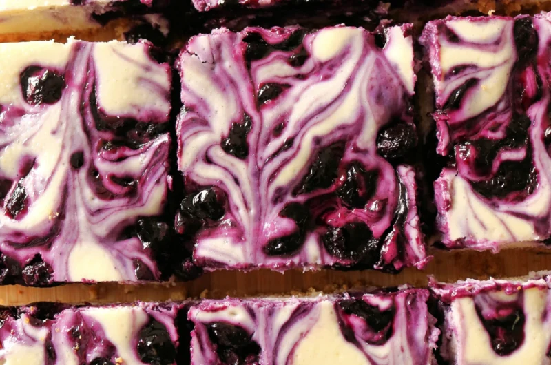 BLUEBERRY CHEESECAKE BARS RECIPE